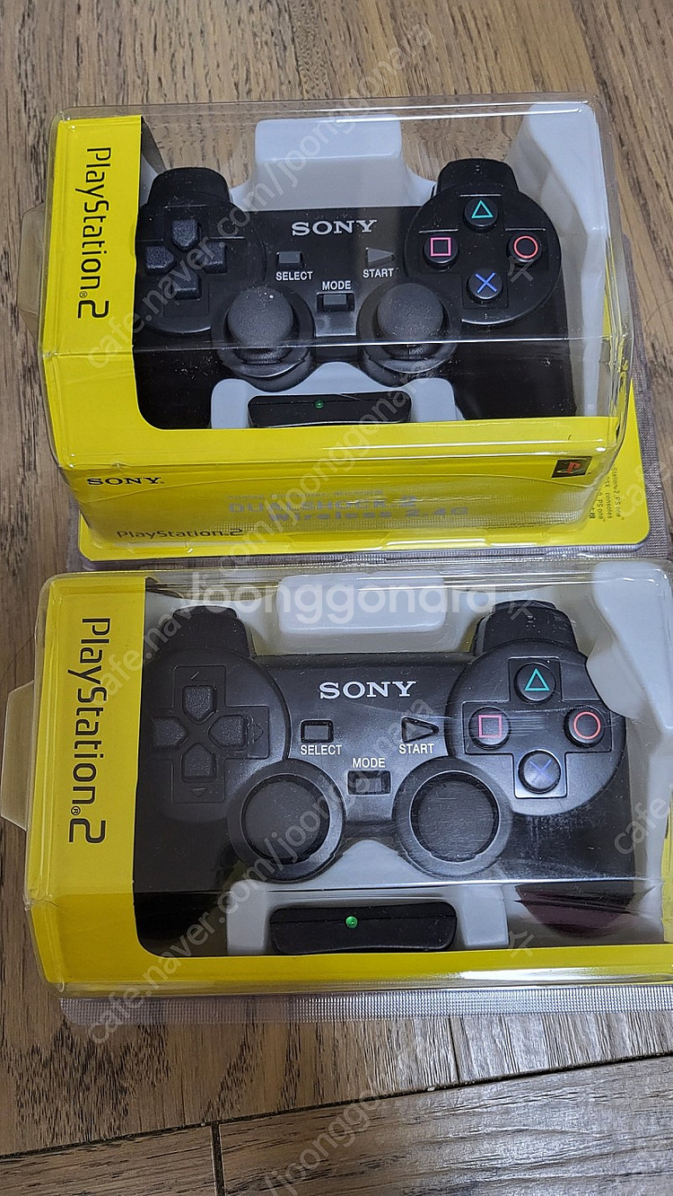 미개봉 신품 ps2 듀얼쇼크2 무선 패드 2개 한세트--0