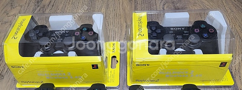 미개봉 신품 ps2 듀얼쇼크2 무선 패드 2개 한세트--2