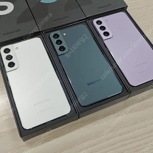 [전시폰 개통이력X] 갤럭시S22 퍼플,그린,화이트 256GB 판매합니다~!