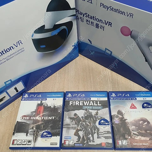 PS4/플스4 VR + 카메라 + 게임 + 슈텅 컨트롤러 팝니다.