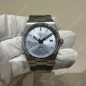 티쏘(TISSOT) PRX 35mm 쿼츠 아이스블루