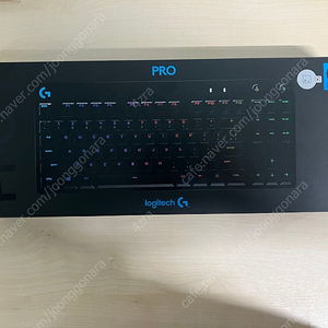 로지텍 G PRO X 키보드 국내정발 미사용 팝니다.