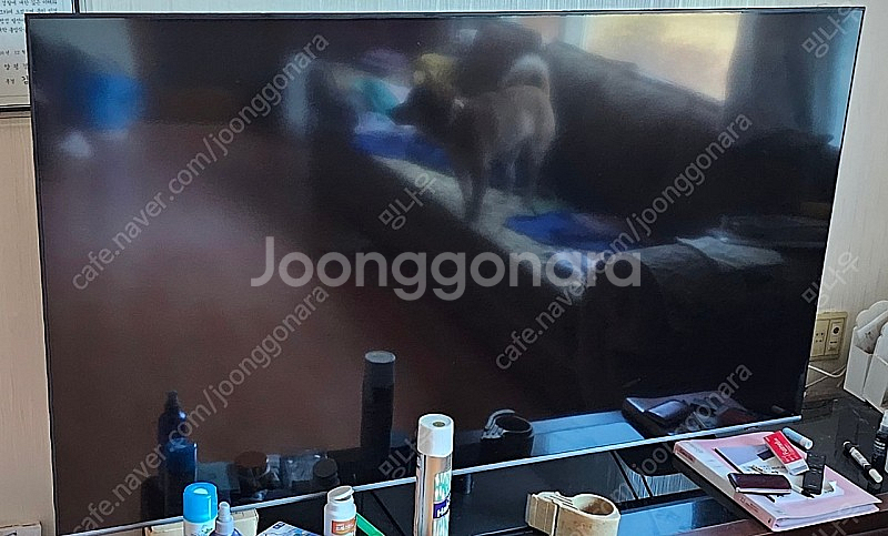 삼성 uhd 4k 65인치 스탠드 tv kq65qb70...--0