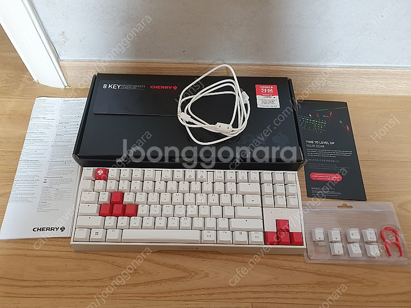 체리mx보드3.0 tkl(rgb) 팝니다 적축--0