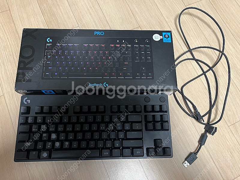 로지텍 G PRO X 키보드 팝니다. (청축, 사용감 ...--0