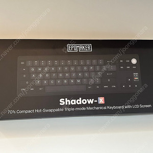 Epomaker shadow-X 이포메이커 쉐도우 엑스 기계식 키보드(bluebird 스위치)를 판매합니다.