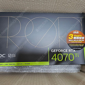 asus rtx4070ti proart 미개봉