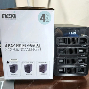 넥시 외장스토리지 NX-804u31 / nx769 USB 3.1외장 4베이 스토리지 판매합니다