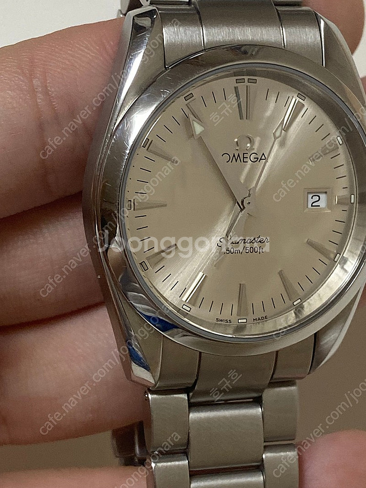 오메가 아쿠아테라 쿼츠 36mm--5