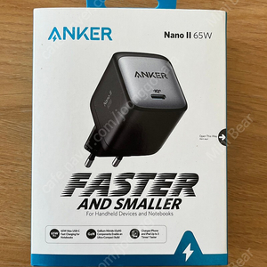 미개봉 새제품 anker 앤커 65w nano2 충전기