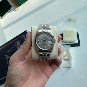 로렉스 빈티지 데이저스트 16234 데젓 실버 10p 텐포인트 샴페인판(datejust,16014,1601)