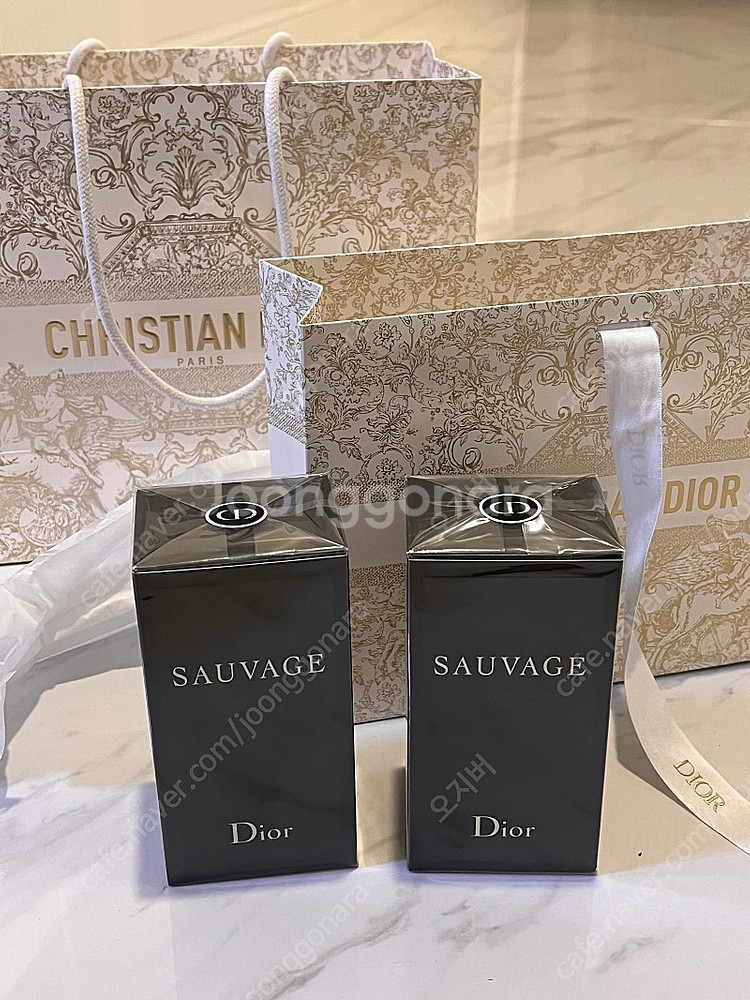 디올 소바쥬 에프터 쉐이브 로션, 밤 새제품 (쇼핑백 포함 선물세트)--0