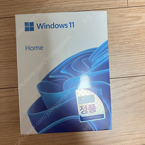 Microsoft Windows 11 Home (처음사용자용 한글) FPP 정품 미개봉 판매합니다.