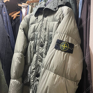 스톤아일랜드 19fw 크링클랩스 롱패딩