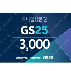 GS25 편의점 3천원