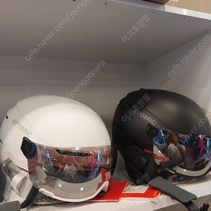 아토믹 SAVOR VISOR JR 화이트&블랙 S(51-55) 스키 헬멧