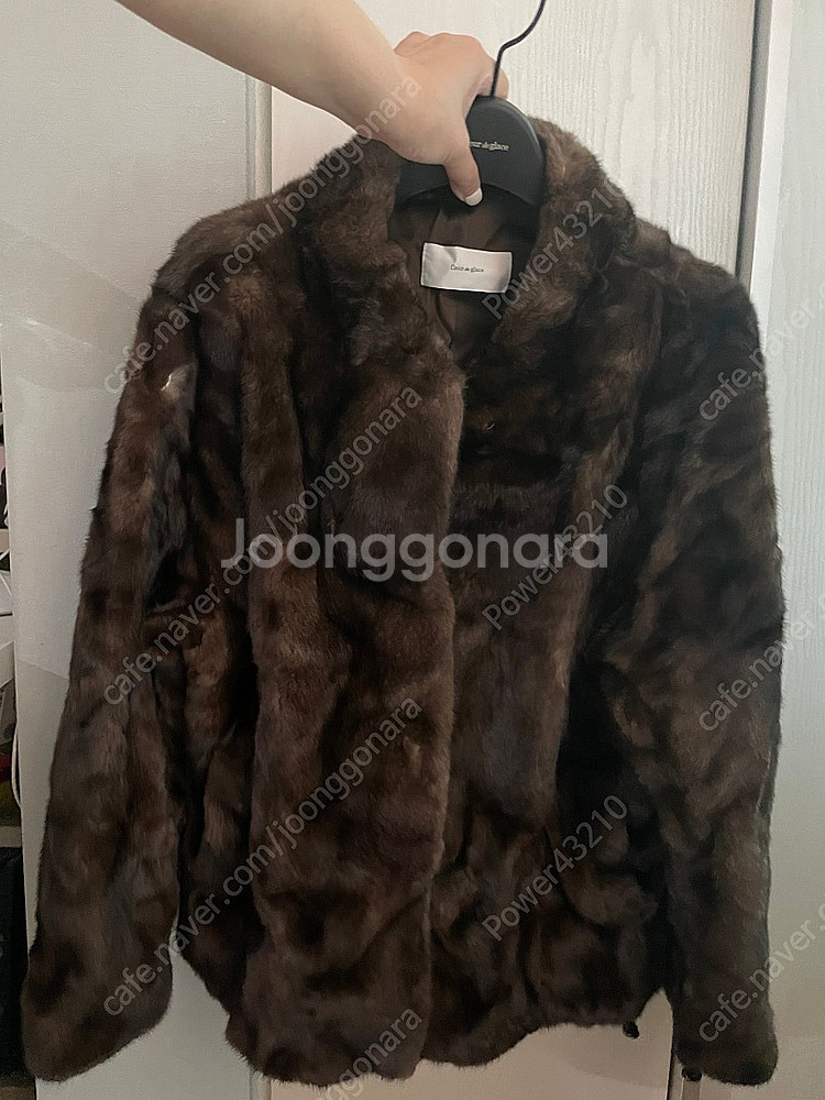 프루 밍크 휘메일 풀스킨 자켓 마호가니66--0