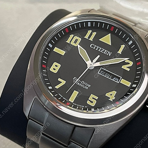 시티즌 Citizen BM8560 티타늄 파일럿 시계