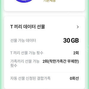 Skt데이터 2기가판매