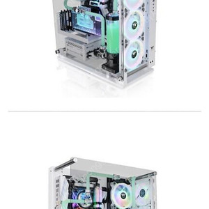 써멀테이크 코어 core p3 tg pro snow 화이트