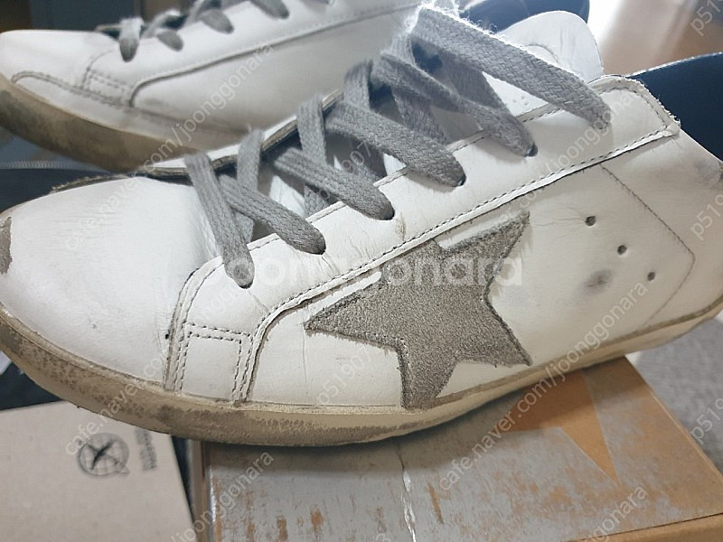 골든구스 슈퍼스타 네이비탭 골구 스니커즈 37--3