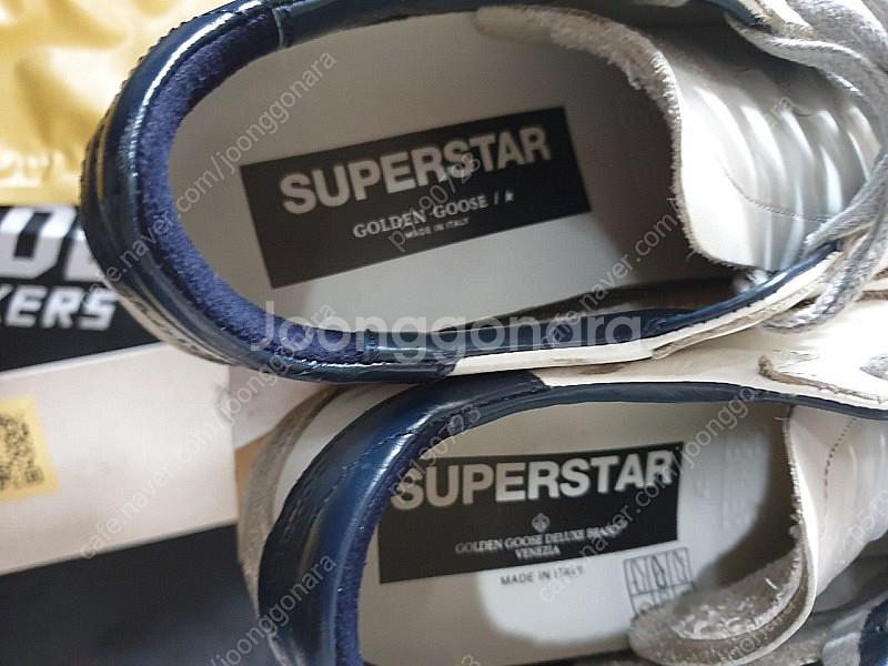 골든구스 슈퍼스타 네이비탭 골구 스니커즈 37--4