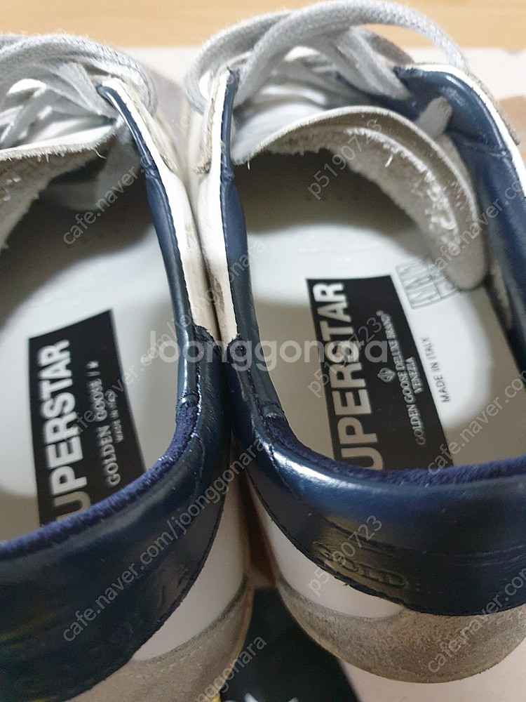 골든구스 슈퍼스타 네이비탭 골구 스니커즈 37--7