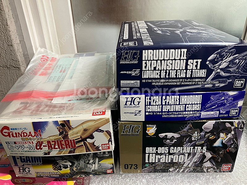 HG AOZ 3종, 엘가임, 알파아질 판매합니다.--0