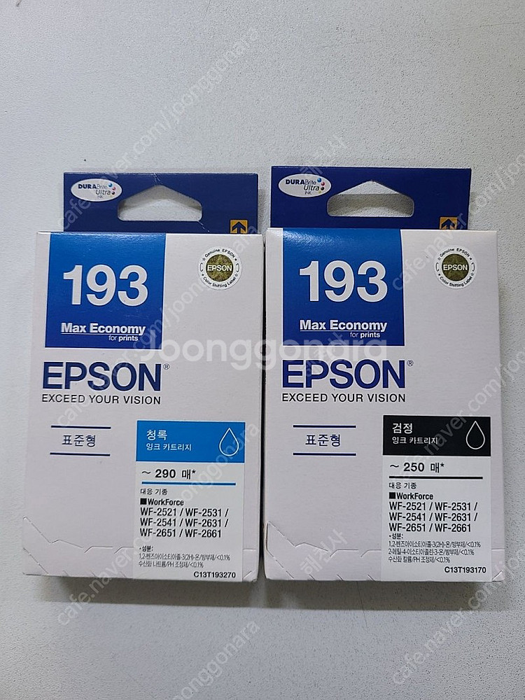 엡손 정품잉크 카트리지 T 193 C13T193170 ...--0