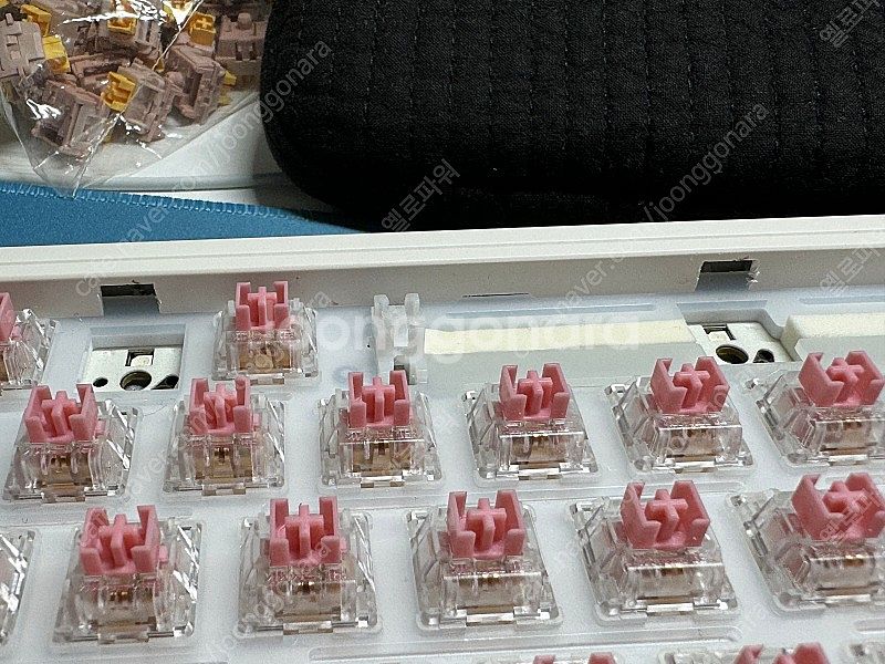 cmk75 아이스핑크축 기계식 키보드--6