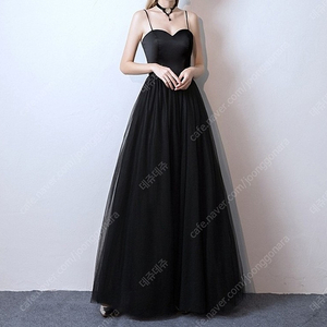 셀프웨딩드레스 블랙드레스 L사이즈 웨딩촬영용 드레스