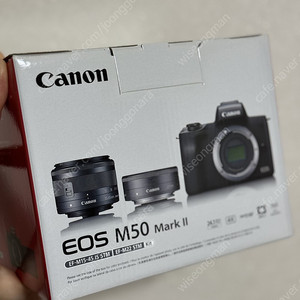 캐논(Canon) EOS M50 Mark ll 바디 + 22mm 단렌즈 + 15-45mm 렌즈