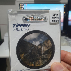 tiffen 58mm 블랙 프로 미스트 1/8