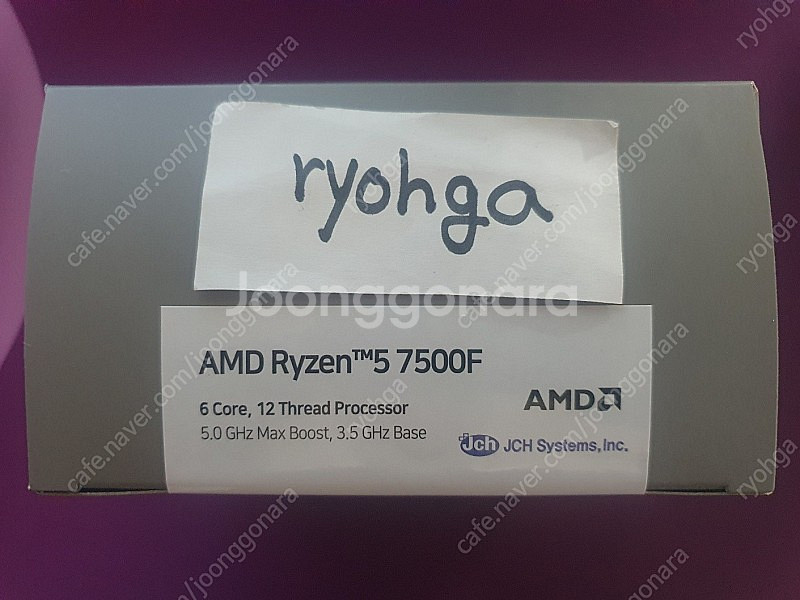 AMD 라이젠5 라파엘 7500F정품 멀티팩 미개봉 1...--0