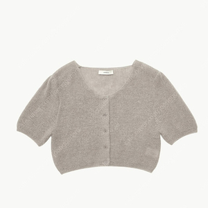 아모멘토 ALPACA CROP CARDIGAN