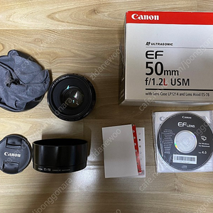 [광주]캐논 EF 50mm F1.2L USM 렌즈 팝니다