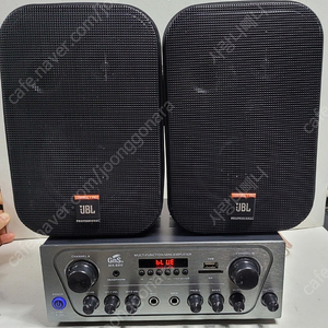 2채널 앰프 ma220 1개 JBL control 1 pro 스피커 2대 중고 소리동영상있음