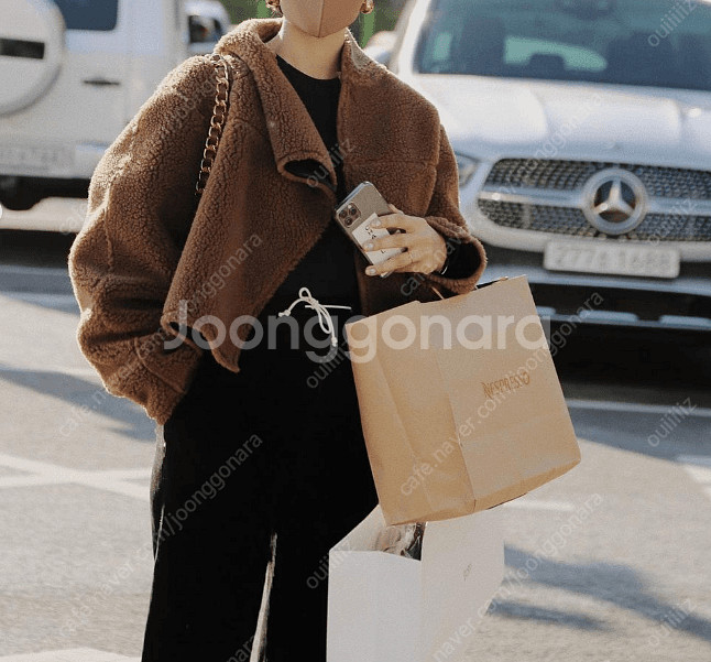 쏭스튜디오 페이크퍼 무스탕--4