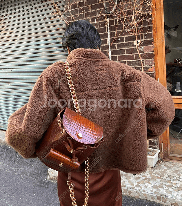 쏭스튜디오 페이크퍼 무스탕--0