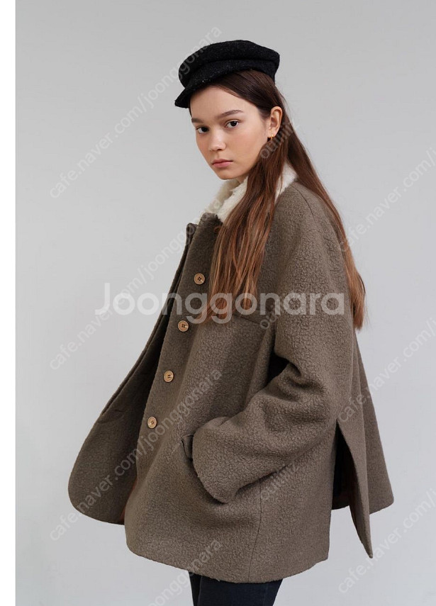 쏭스튜디오 지블링 울 알파카자켓--4