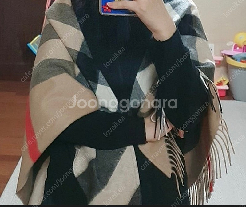 버버리 반다나 머플러--6