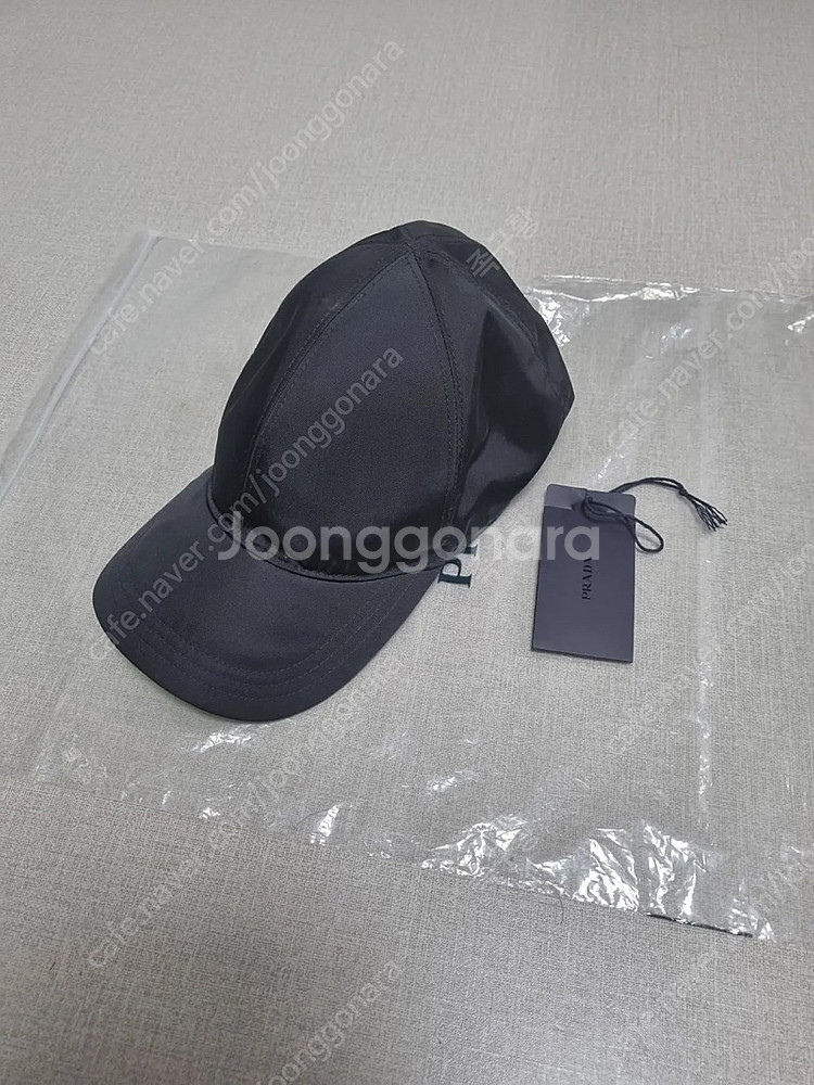 19SS 프라다 개버딘 나일론 모자 볼캡 L--0