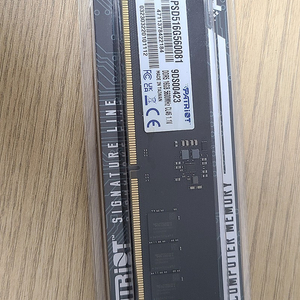 patriot 페트리어트 ddr5 5600 16gb 하이닉스 a다이 팝니다