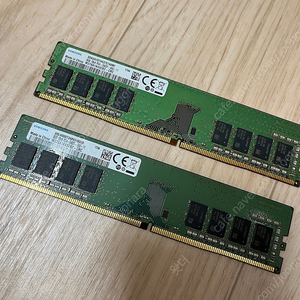 삼성 램 DDR4 2400 8g (2장) 팔아요