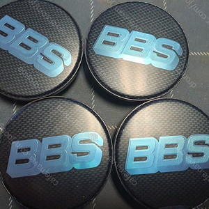 BBS 휠캡 정품 70.6mm 카본, 실버 래터링