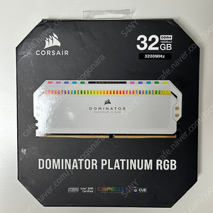 커세어 DDR4 32G CL16 도미네이터 화이트 백도미 (16x2) 해외직구품