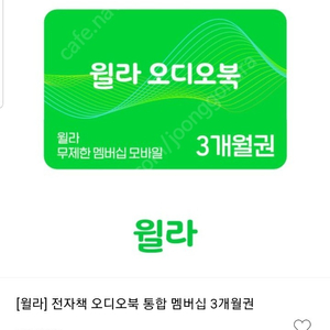 윌라 통합멤버쉽 3개월권