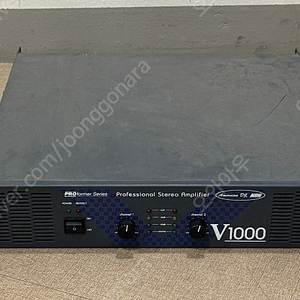 American DJ Audio V1000 Professional Stereo Amplifier 파워앰프 팝니다 (1000W)