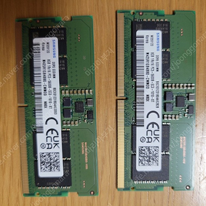 삼성 램 RAM 8gb 5600 2개 16gb 팝니다 택포3만