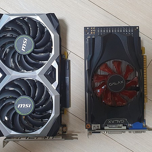 msi gtx1660 ventus xs 6g oc 그래픽카드 + gtx750ti 그래픽카드 묶음판매